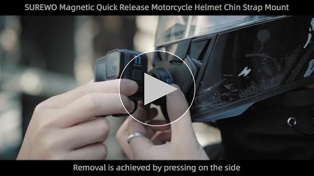Amazon.com: SUREWO Magnetic Quick Release Motorcycle Helmet